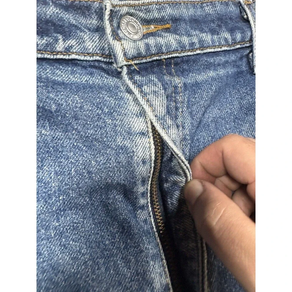 VTG 90s 80s Levi's 505 0216 Regular Fit Jeans Mens 41x25 Denim Cut Off Distress
